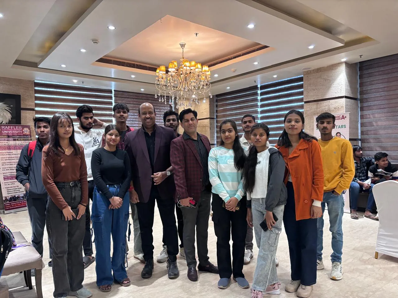 Zenith student delegation at an education program