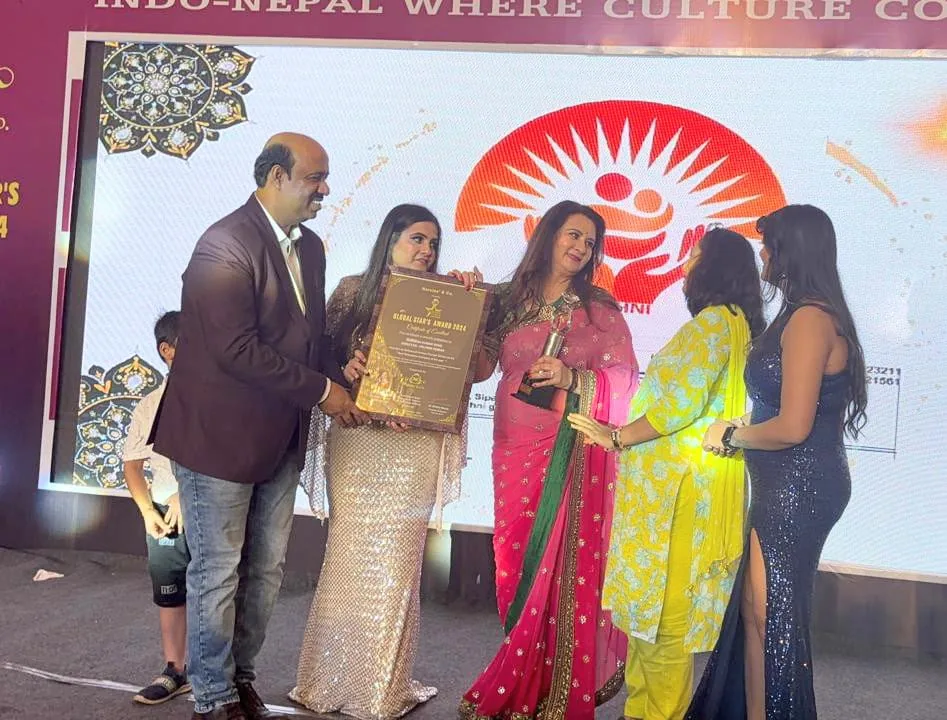 Women educators honoured during an academic award ceremony