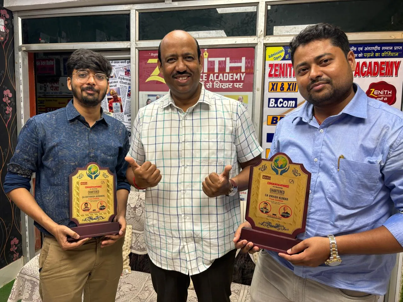 Zenith Commerce Academy faculty achievement awards